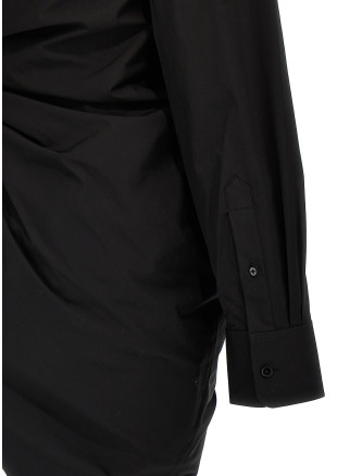 Asymmetrical shirt dress #