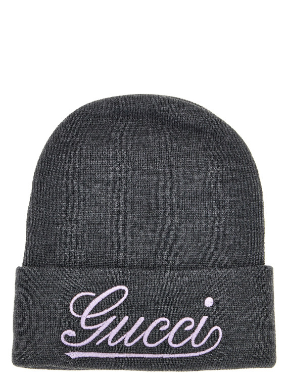 Logo embroidery beanie #1