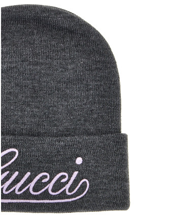 Logo embroidery beanie #