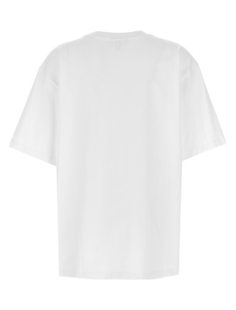 Rhinestone logo embroidery T-shirt #