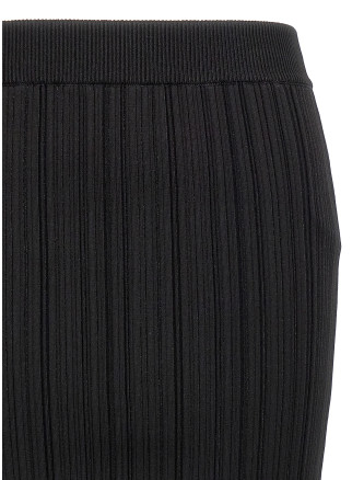 Pleated midi skirt #