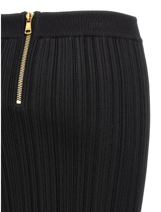 Pleated midi skirt #