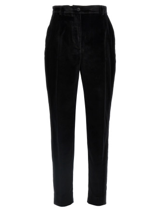 Velvet tuxedo pants