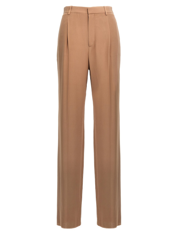 Crepe silk pants #1