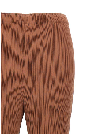 'Hatching Pleats' pants #