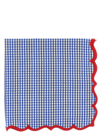 Scalloped vichy napkin