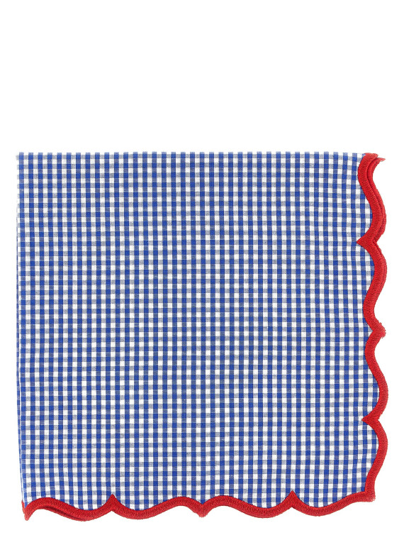 Scalloped vichy napkin #1