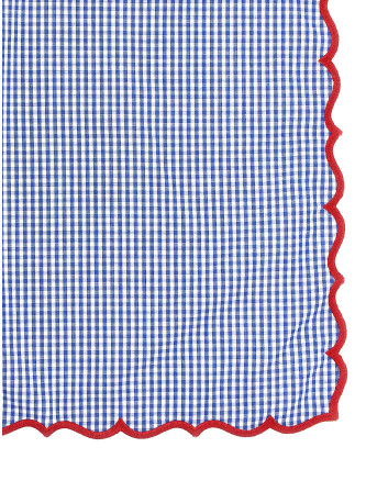 Scalloped vichy napkin #