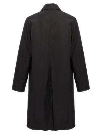 Technical twill trench coat #