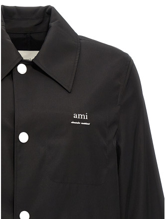 Technical twill trench coat #