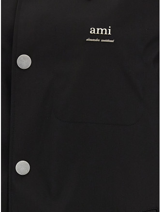 Technical twill trench coat #