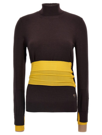 Wool turtleneck sweater