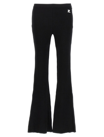 'Reedition rib knit' pants