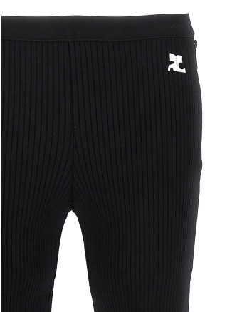 'Reedition rib knit' pants #
