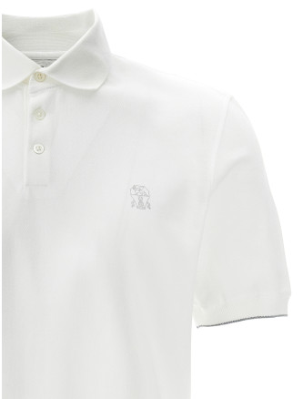 Logo piqué polo shirt #