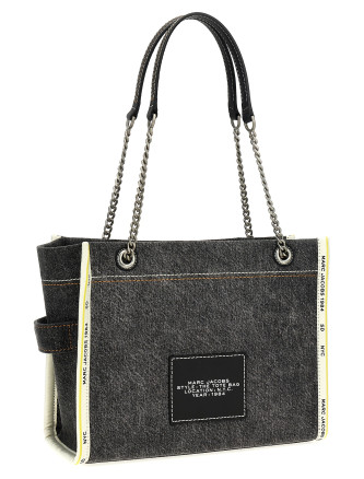 'The Denim Chain Medium Tote' shoulder bag #