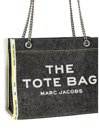 'The Denim Chain Medium Tote' shoulder bag #