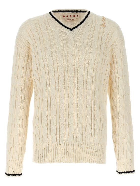 'V' neckline sweater #1