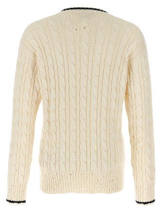 'V' neckline sweater #