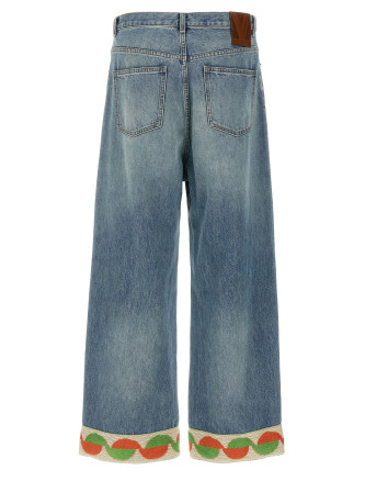 Valentino Garavani jacquard jeans #