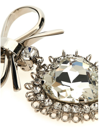 Metal bow earrings #