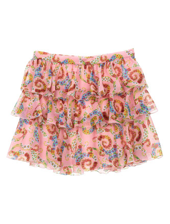 'Geo Poly Barocco Flower' skirt