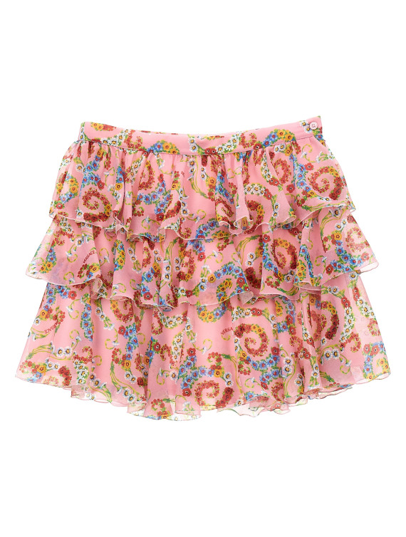 'Geo Poly Barocco Flower' skirt #1