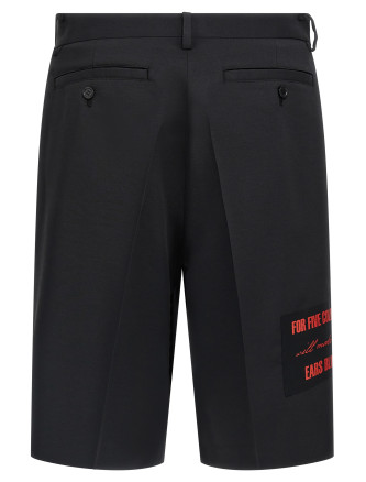 Patch Bermuda shorts #