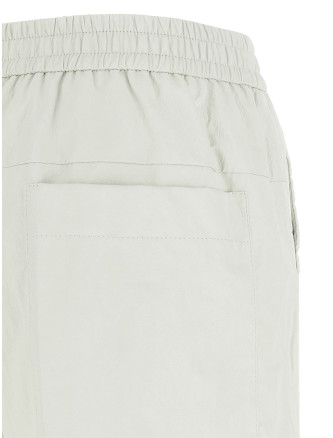 Leather-effect bermuda shorts #