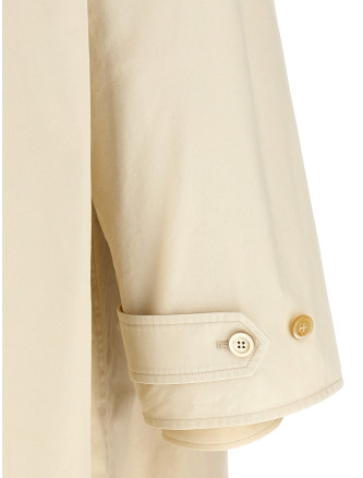 Layered trench coat #