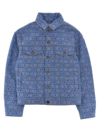 'Logo' denim jacket