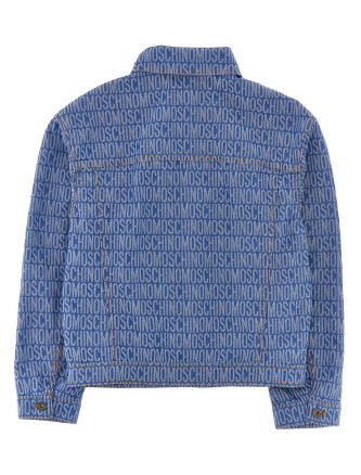 'Logo' denim jacket #