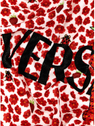 Beach towel 'Strawberry Garden' #