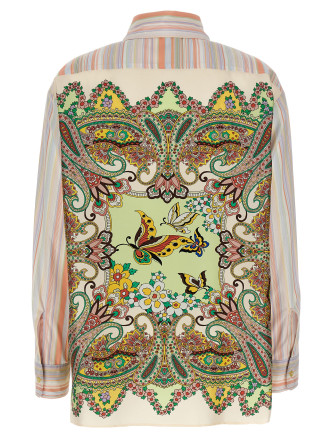 Paisley insert shirt #