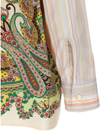 Paisley insert shirt #