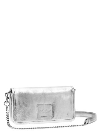 'The Metallic Leather Chain Mini Bag' crossbody bag #
