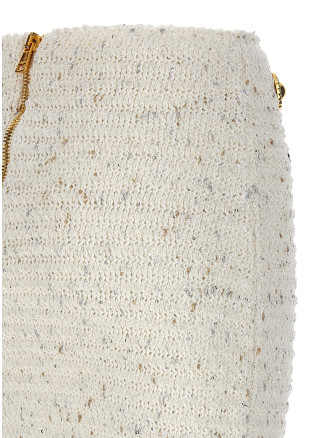 'Fringed Tweed' skirt #