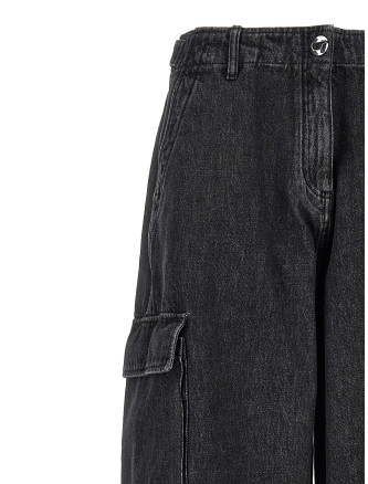 'Denim Wide Leg Cargo' jeans #