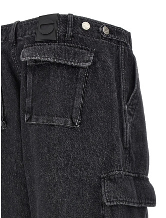 'Denim Wide Leg Cargo' jeans #