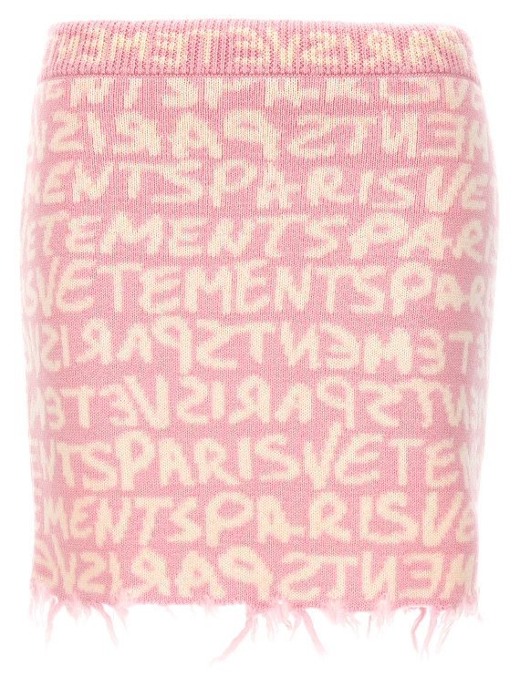 'Graffiti Monogram' skirt #1