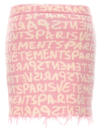 'Graffiti Monogram' skirt #