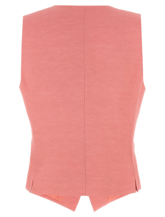 Linen viscose vest #