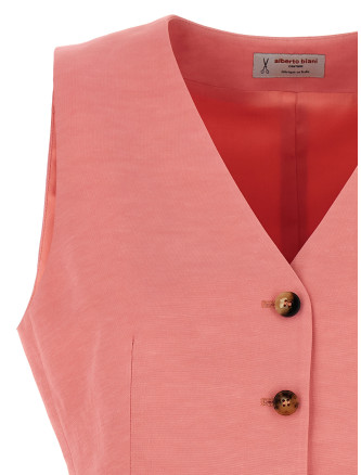 Linen viscose vest #