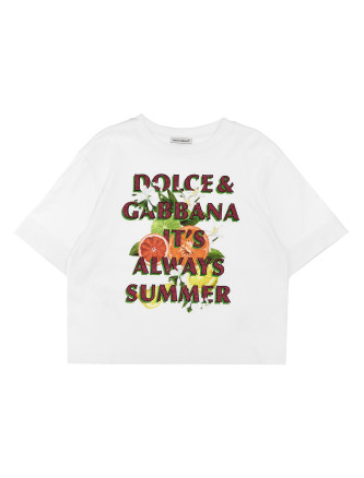 Glitter print T-shirt