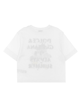 Glitter print T-shirt #