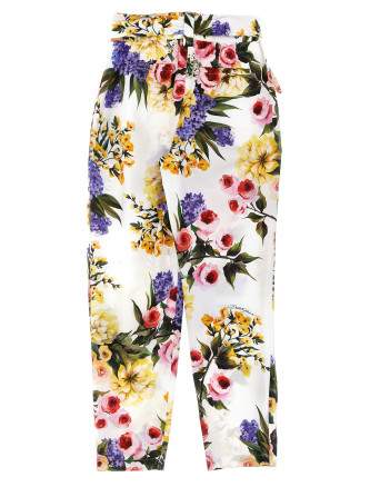 Floral print trousers #