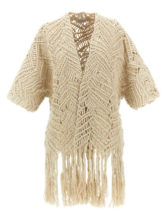 'OPERA Dazzling Macramé' cardigan