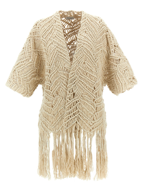 'OPERA Dazzling Macramé' cardigan #1