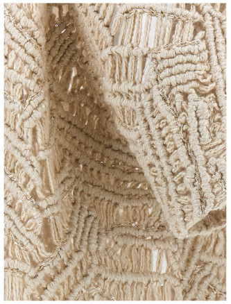 'OPERA Dazzling Macramé' cardigan #