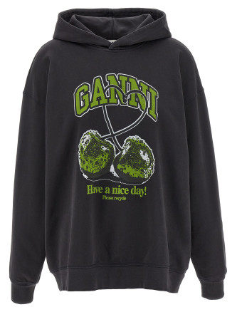 'Basic Jersey Cherry' hoodie